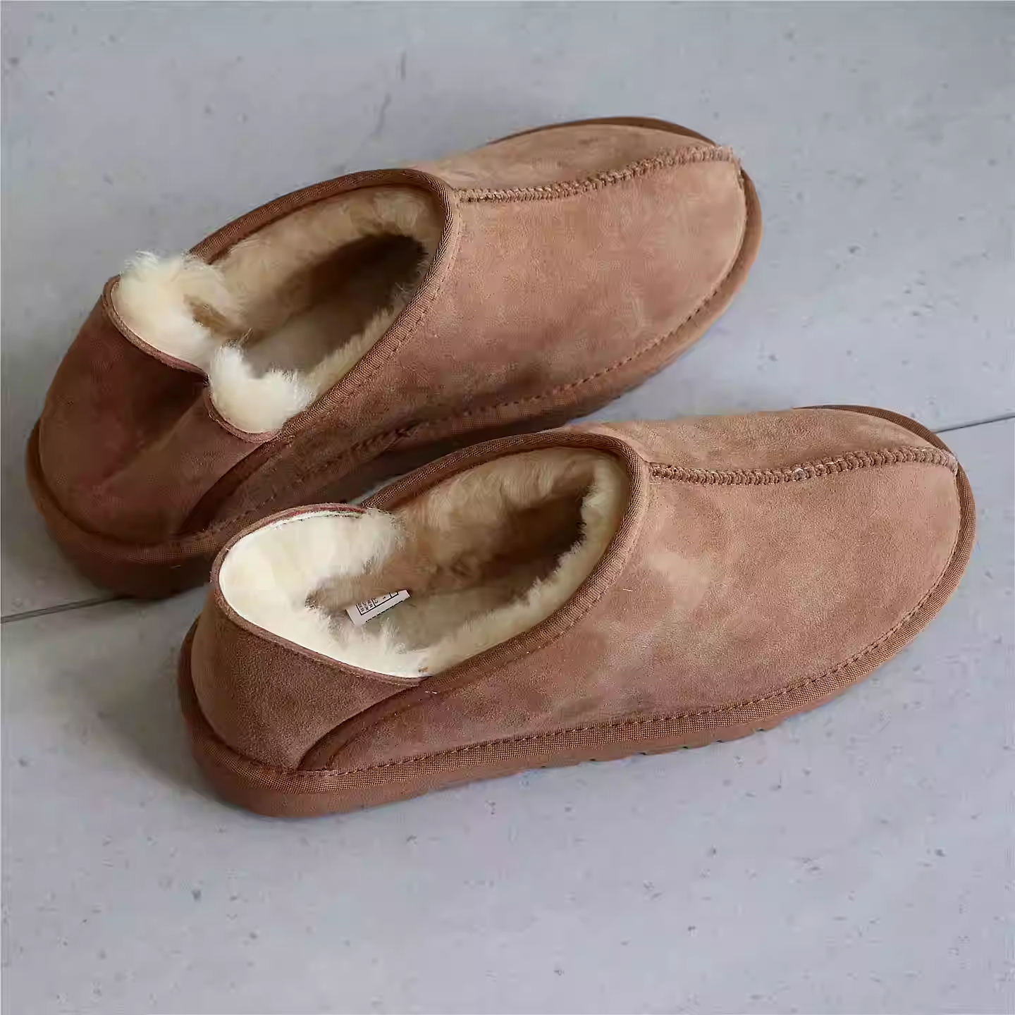 冬季新款加厚保暖羊皮毛一体！穿拖两用！低帮雪地靴棉鞋子男女款