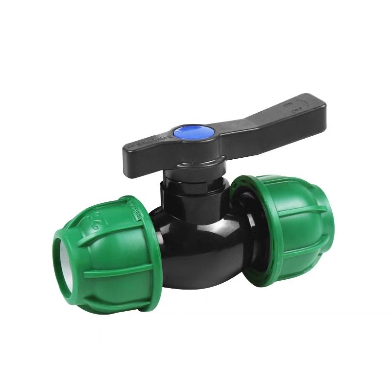 PE水管配件球阀快接头20/25/32/40/50/63mm水管接头配件