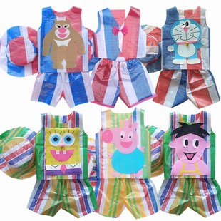 六一环保服装儿童时装秀创意废物利用环保服装儿童diy女童男童