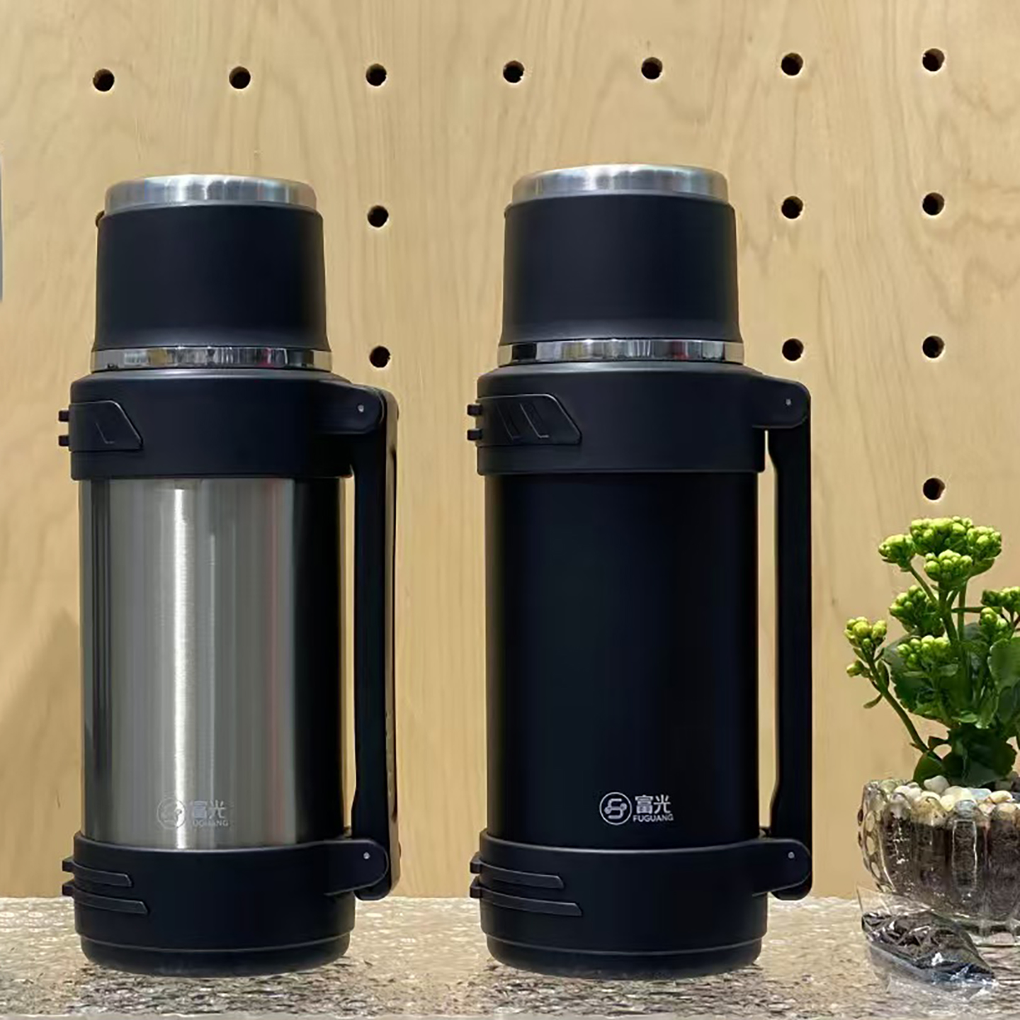 富光大容量保温壶316L不锈钢简约便携户外运动旅游壶家用热暖水瓶