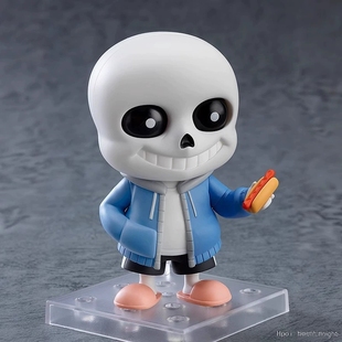 新款传说之下Q版杉斯手办骷髅头可爱机箱玩具摆件萌趣人物限量版