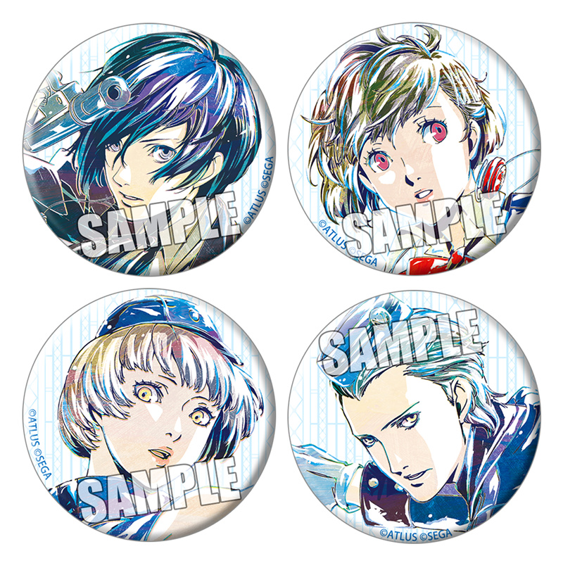 镭射结城理PERSONA3女神吧唧3动漫星幻定制1铁底胸章徽章异闻录