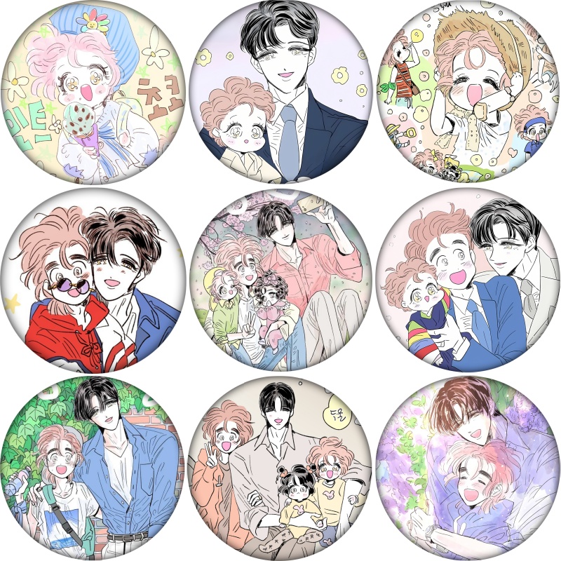 吧唧生日浩植呆萌二次元男孕漫画徽章吧唧书包