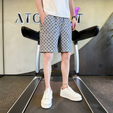 2023夏社会小伙轻奢高品质短裤男士休闲裤五分中裤D836P45，男装休闲裤，星座312B-1