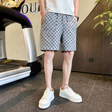 2023夏社会小伙轻奢高品质短裤男士休闲裤五分中裤D836P45，男装休闲裤，星座312B-1