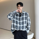 2022秋季新款小香风面料小众时尚休闲长袖衬衫上衣D792P65，男装衬衫，星座312B-1