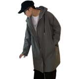 2021男春装中长款风衣休闲男外套D632P65，男装风衣，星座312B-1