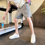 2023夏社会小伙轻奢高品质短裤男士休闲裤五分中裤D836P45，男装休闲裤，星座312B-1