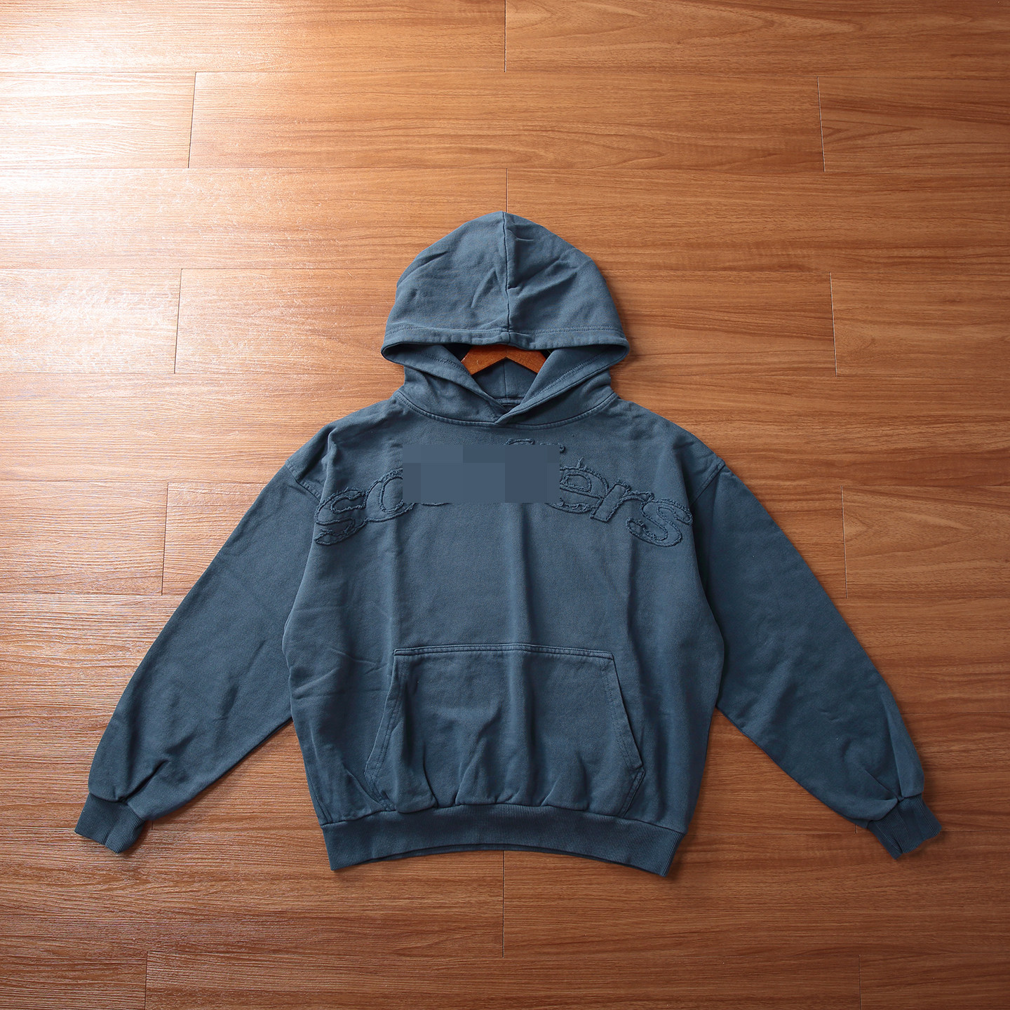 thumbnail for Unisex M L Size SCU European & American Trendy Brand Loose Short Fit Hooded Pullover Sweatshirt Top KT15