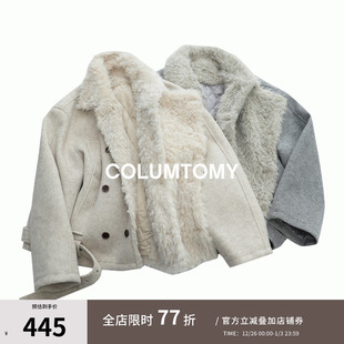 男女同款 新款 2025AW冬季 棉衣Cleanfit廓形剪裁外套 暖绒羊羔毛