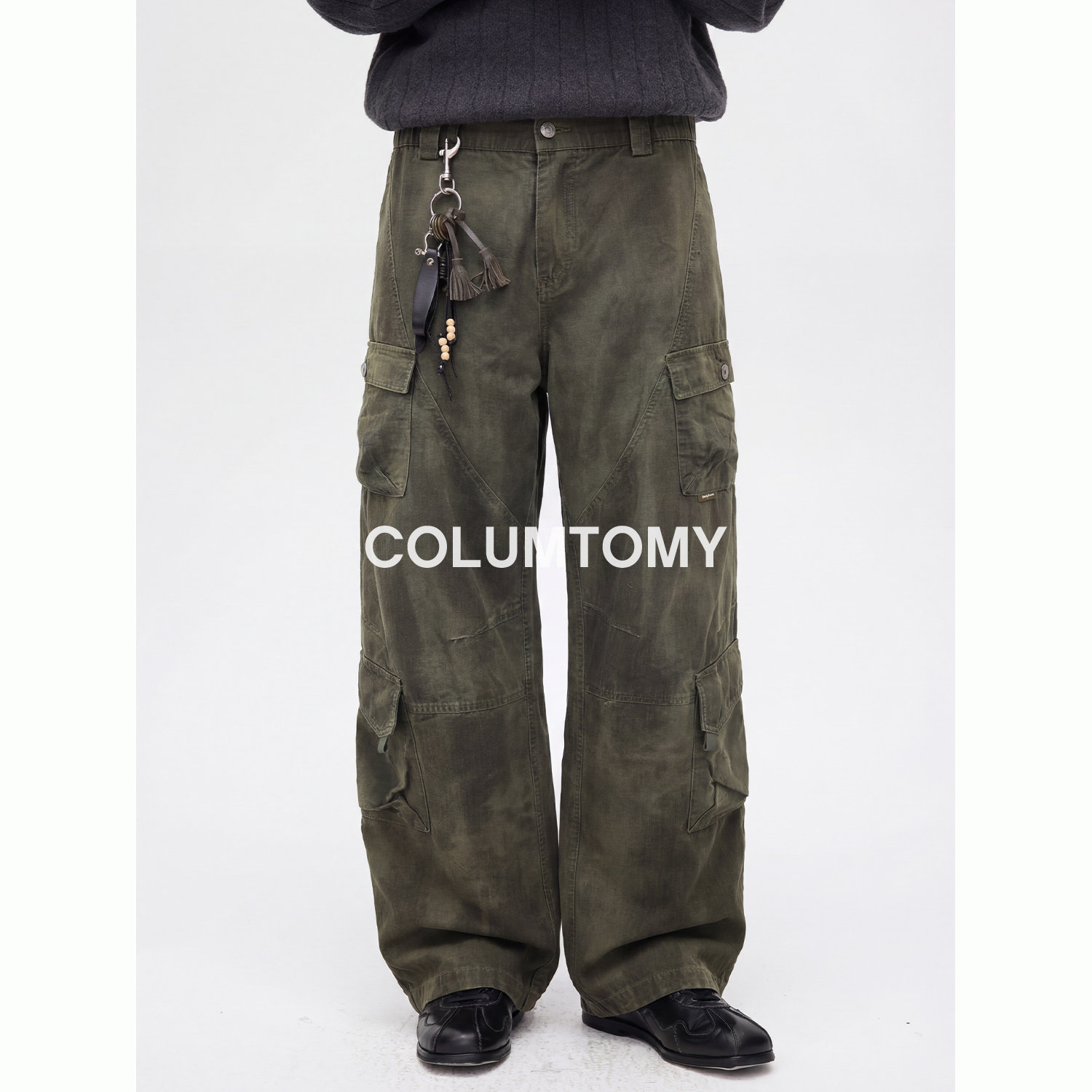 美式弯刀迷彩2026春秋季新款高级感cleanfit男士老钱风休闲长裤子