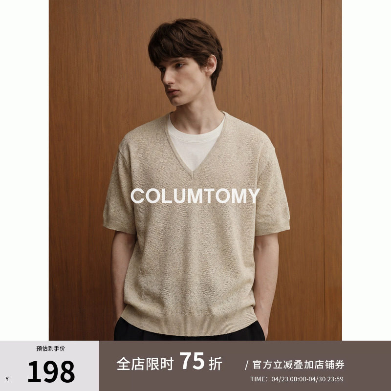 【莱赛尔】2026夏季新款Cleanfit男士针织衫休闲捞钱风假两件短袖