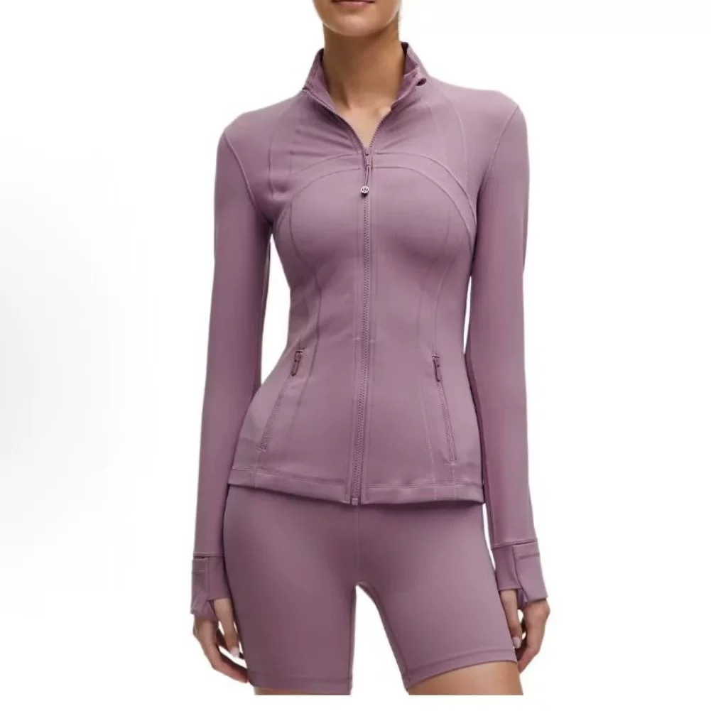 lululemon Define Jacket女士瑜伽修身夹克外套立领连帽短款