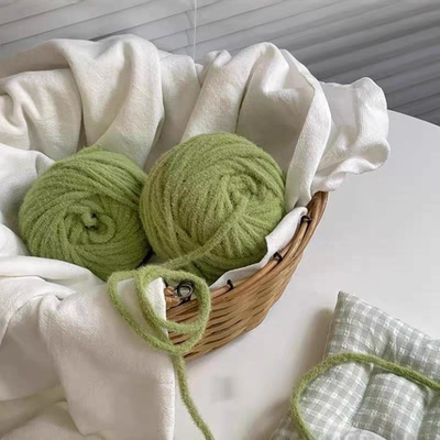 Soft一根线棉花糖柔软绒绒线萌小爱小可爱钩针棒针毛衣围巾帽子线