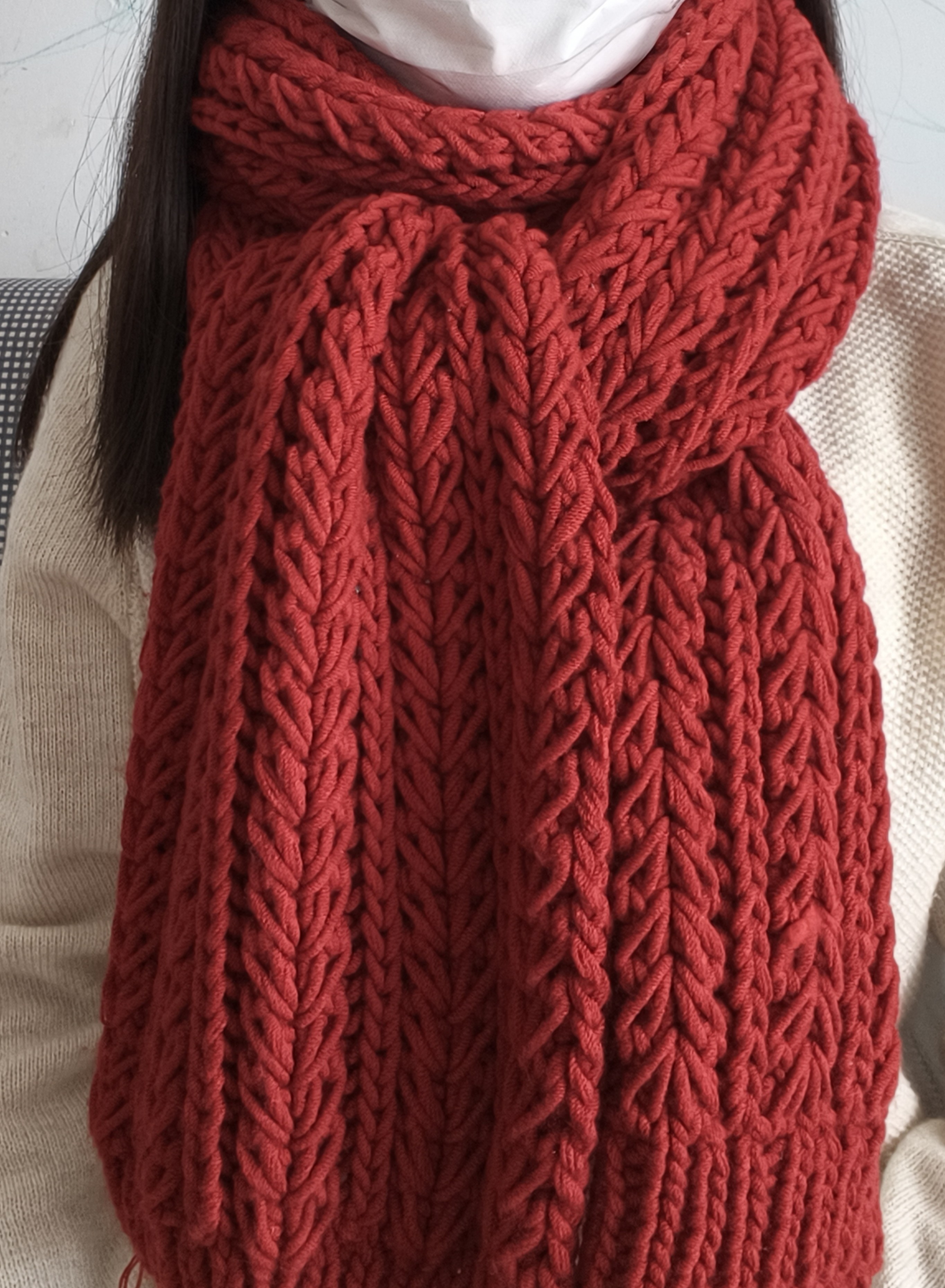 手工编织围巾diy送男友女毛线团8股麦穗花情人牛奶棉围脖材料包,服饰配件/皮带/帽子/围巾,DIY编织材料包,淘宝优惠券,粉丝福利购,淘宝优惠卷