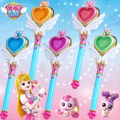 奇妙萌可魔法棒玩女孩爱心乐美公主音乐魔具杖仙女棒儿童生日礼物