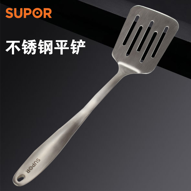 漏铲不锈钢炒菜铲子304不锈钢