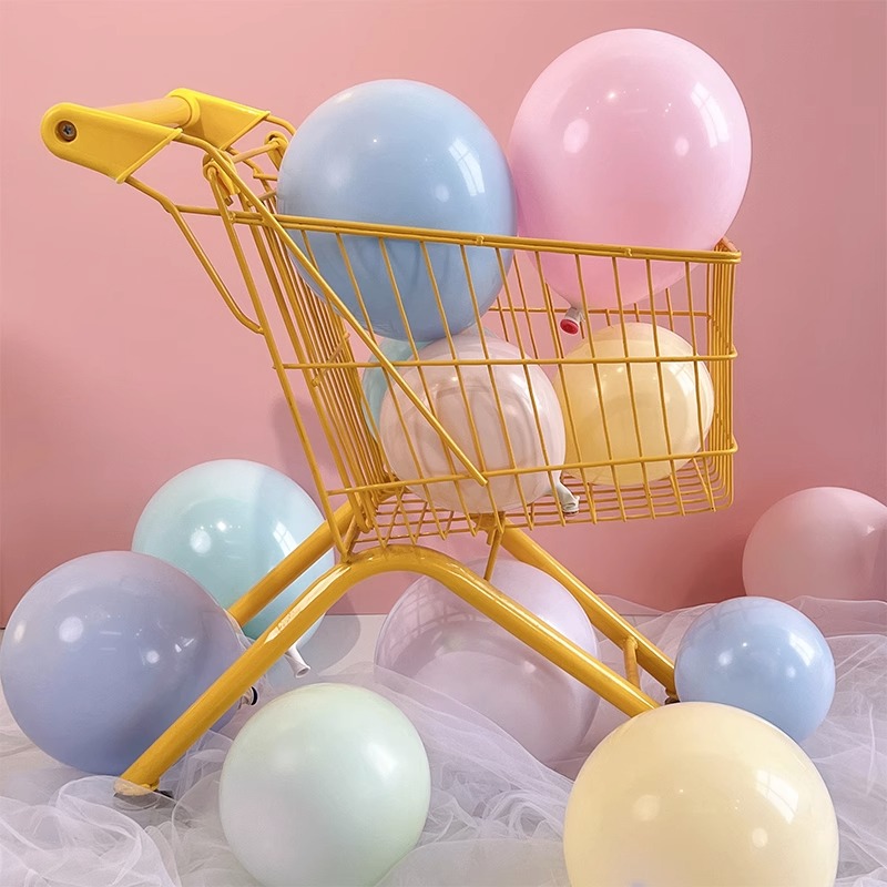 马卡龙色加厚双层气球