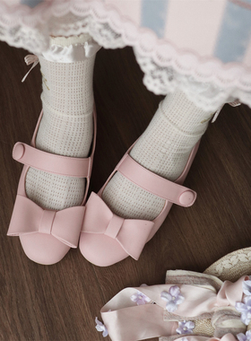 定金丨新软心糖丨摩多modo原创Lolita低跟优雅小尖头cla单鞋