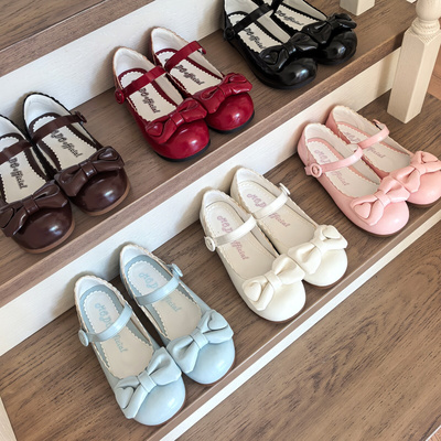 现货丨秋秋糖丨摩多modo原创Lolita方头缎面单鞋