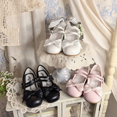 定金丨三重樱丨摩多modo原创Lolita低跟优雅小尖头cla单鞋