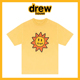 【官方正品】Drew House比伯同款笑脸太阳花短袖T恤男女同款