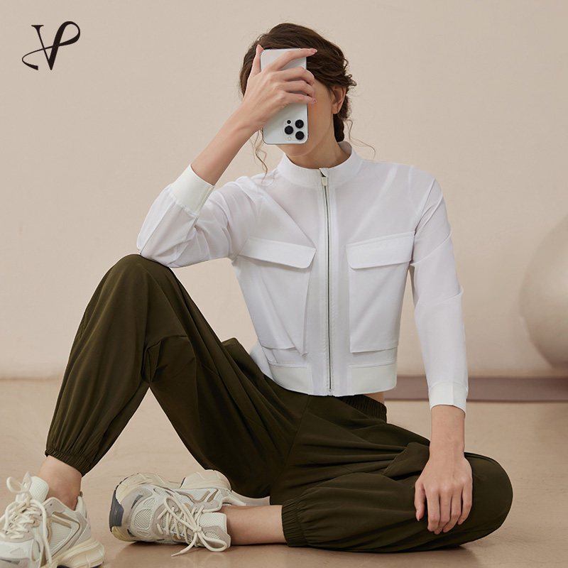 VOJ运动外套女2024新款秋冬户外透气速干健身训练服跑步上衣套装,运动服/休闲服装,健身衣,淘宝优惠券,粉丝福利购,淘宝优惠卷