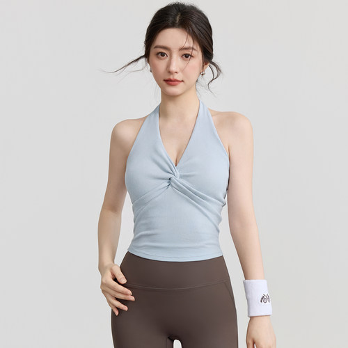 VOJ带胸垫运动内衣女瑜伽服吊带