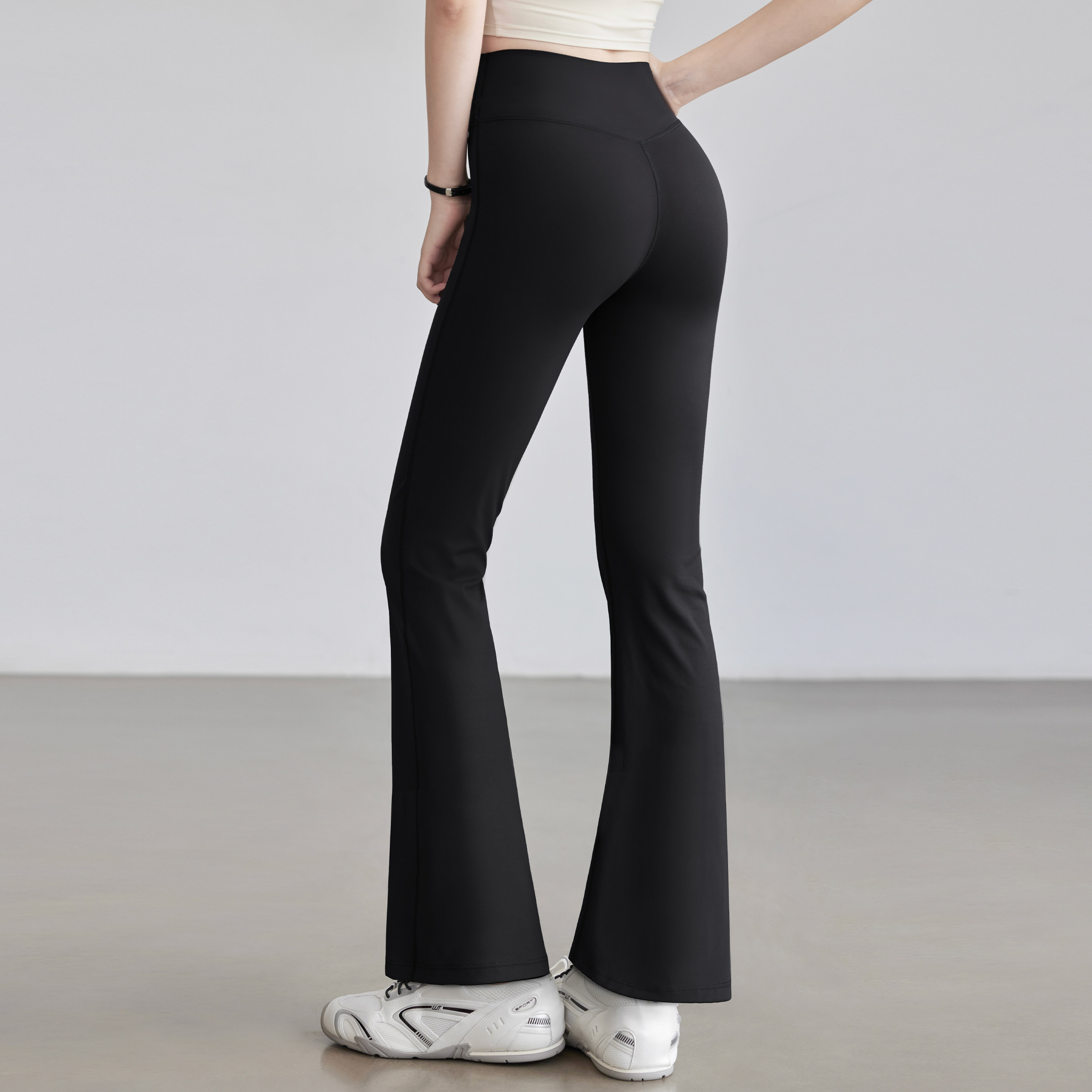 VOJ瑜伽裤女秋冬跑步运动微喇裤普拉提训练服高腰提臀紧身健身裤,运动服/休闲服装,健身裤,淘宝优惠券,粉丝福利购,淘宝优惠卷