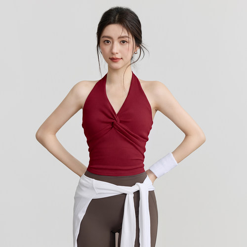 VOJ运动内衣挂脖美背瑜伽服上衣