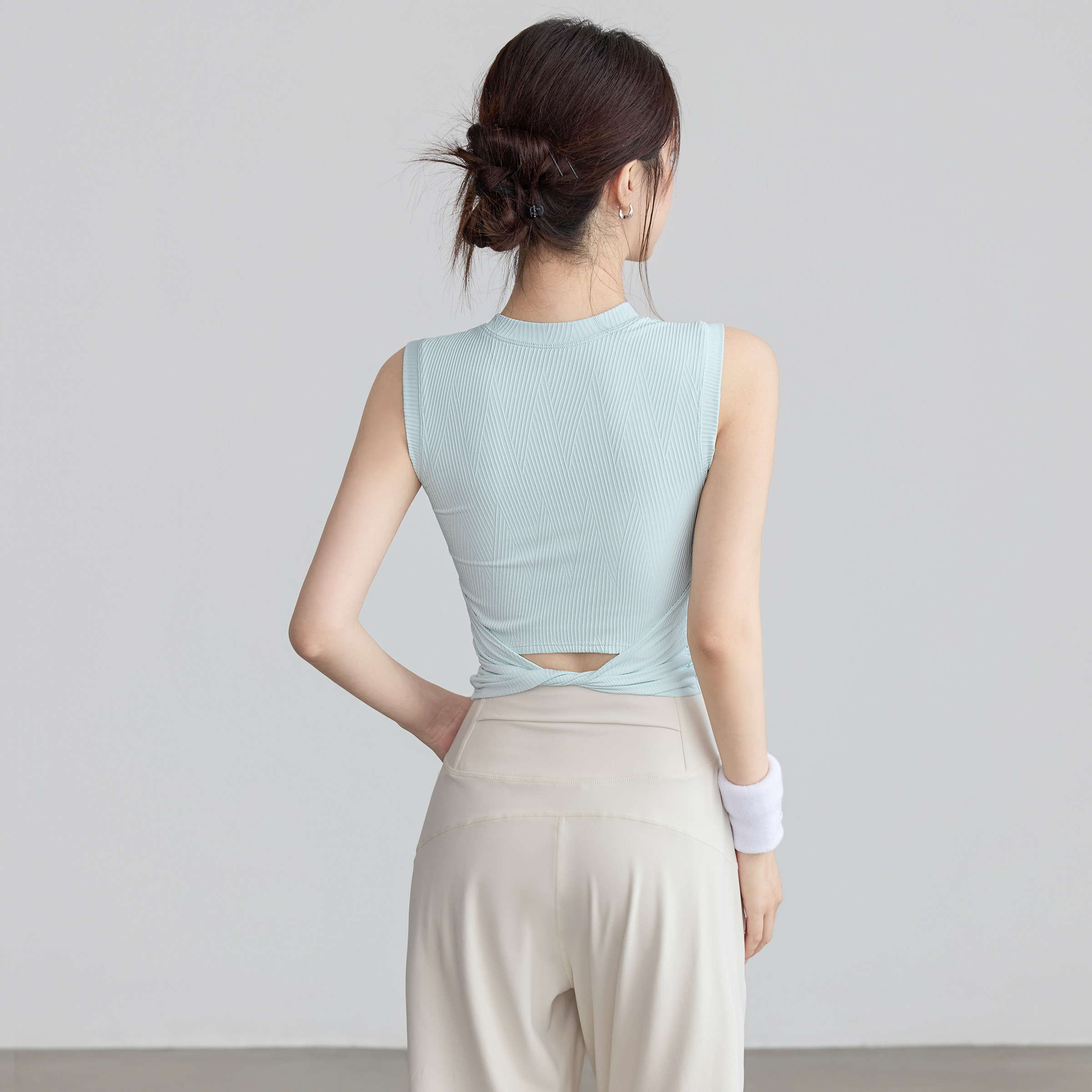 VOJ瑜伽服女螺纹运动背心防震运动内衣外穿跑步训练健身衣普拉提,运动服/休闲服装,健身衣,淘宝优惠券,粉丝福利购,淘宝优惠卷