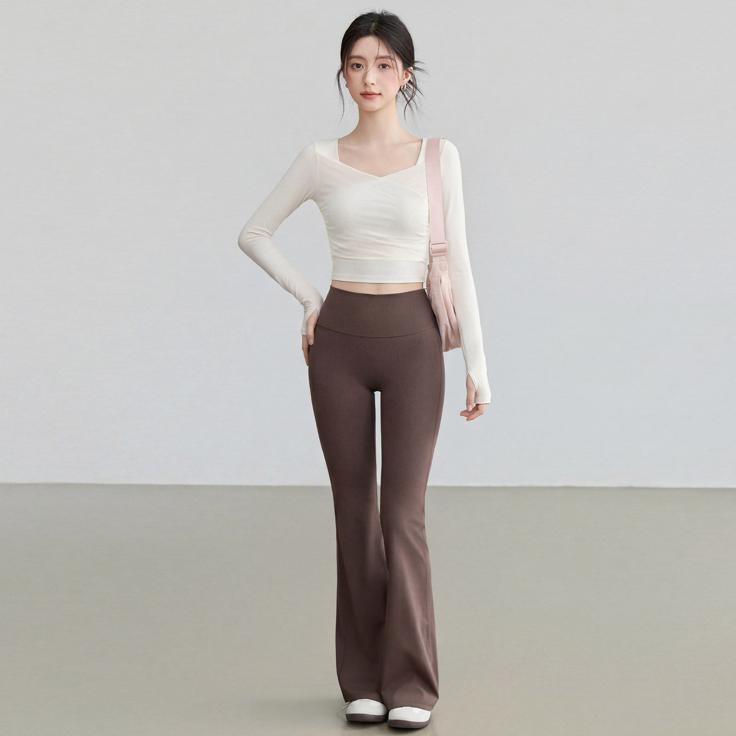 VOJ瑜伽服套装女带胸垫秋冬长袖高级感跑步运动普拉提训练健身服,运动/瑜伽/健身/球迷用品,瑜伽套装,淘宝优惠券,粉丝福利购,淘宝优惠卷