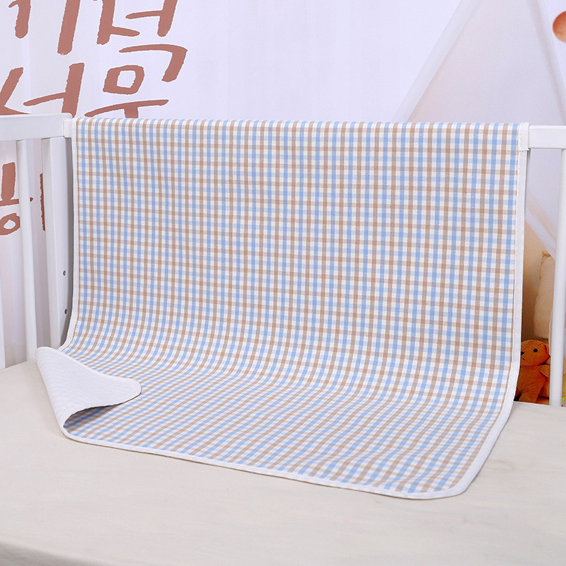 隔尿垫婴儿防水透气纯棉可洗新生宝宝小号彩棉隔尿垫姨妈床垫大号