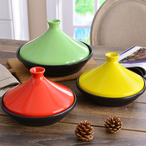 陶瓷铁板烧煲仔饭耐高温塔吉锅