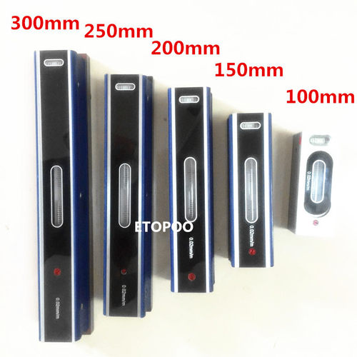 HUOTO 优质钢制条式水平仪150mm200mm*0.02钳工水平仪
