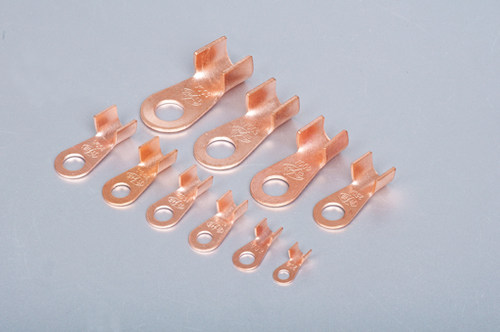 HS 包邮 OT-250A 国标开口鼻 紫铜  100只 2个厚M10.5