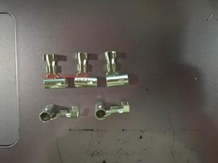 包邮 铜套T型圆座 DJ2211-4B 黄铜材质 镀锡 2000只 4.5孔