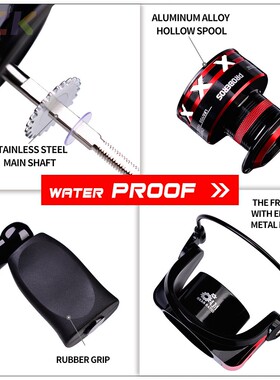 PROBEROS新款全金属鱼线轮 纺车轮远投渔轮fishing渔具用品高端p3