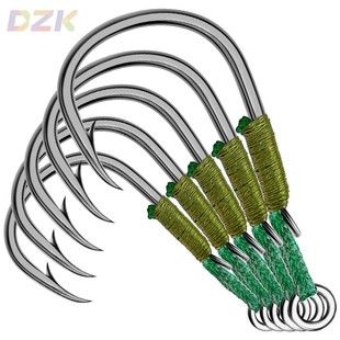 路亚绑制鱼钩 丸世歪嘴有倒刺海钓钩 高碳钢铁板单钩散装鱼钩现p8