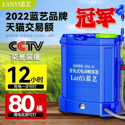 蓝艺电动喷雾器高压泵