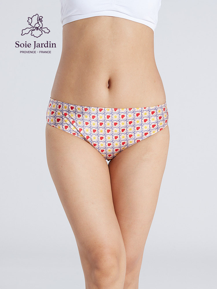 soie jardin7#系列LIBERTY进口女士三角中腰桑蚕丝无痕真丝内裤,女士内衣/男士内衣/家居服,女三角裤,淘宝优惠券,粉丝福利购,淘宝优惠卷