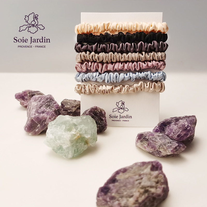 soie jardin真丝发圈S丝绸发饰7色纯色桑蚕丝无痕ins发绳7个装,饰品/流行首饰/时尚饰品新,发饰,淘宝优惠券,粉丝福利购,淘宝优惠卷