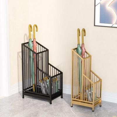 家用门口伞架置物架放伞筒商用进门沥水伞桶雨伞架入户收纳架雨伞