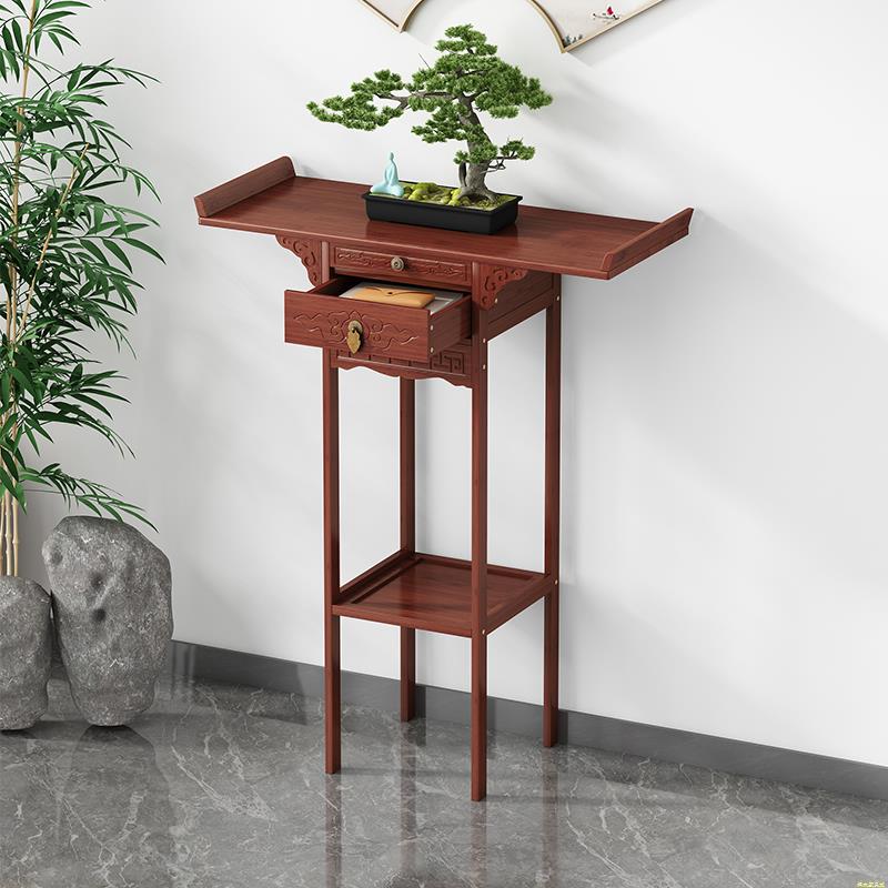 新中式玄关桌轻奢案台楠竹玄关柜家用条案供桌玄关台禅意玄关桌子