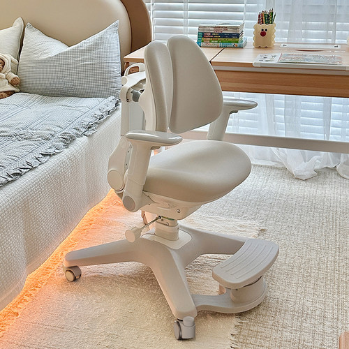 黑白调G6自动追背儿童学习椅