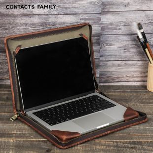 cover MacBook Holder leather Case 适用Laptop Air bag Pro