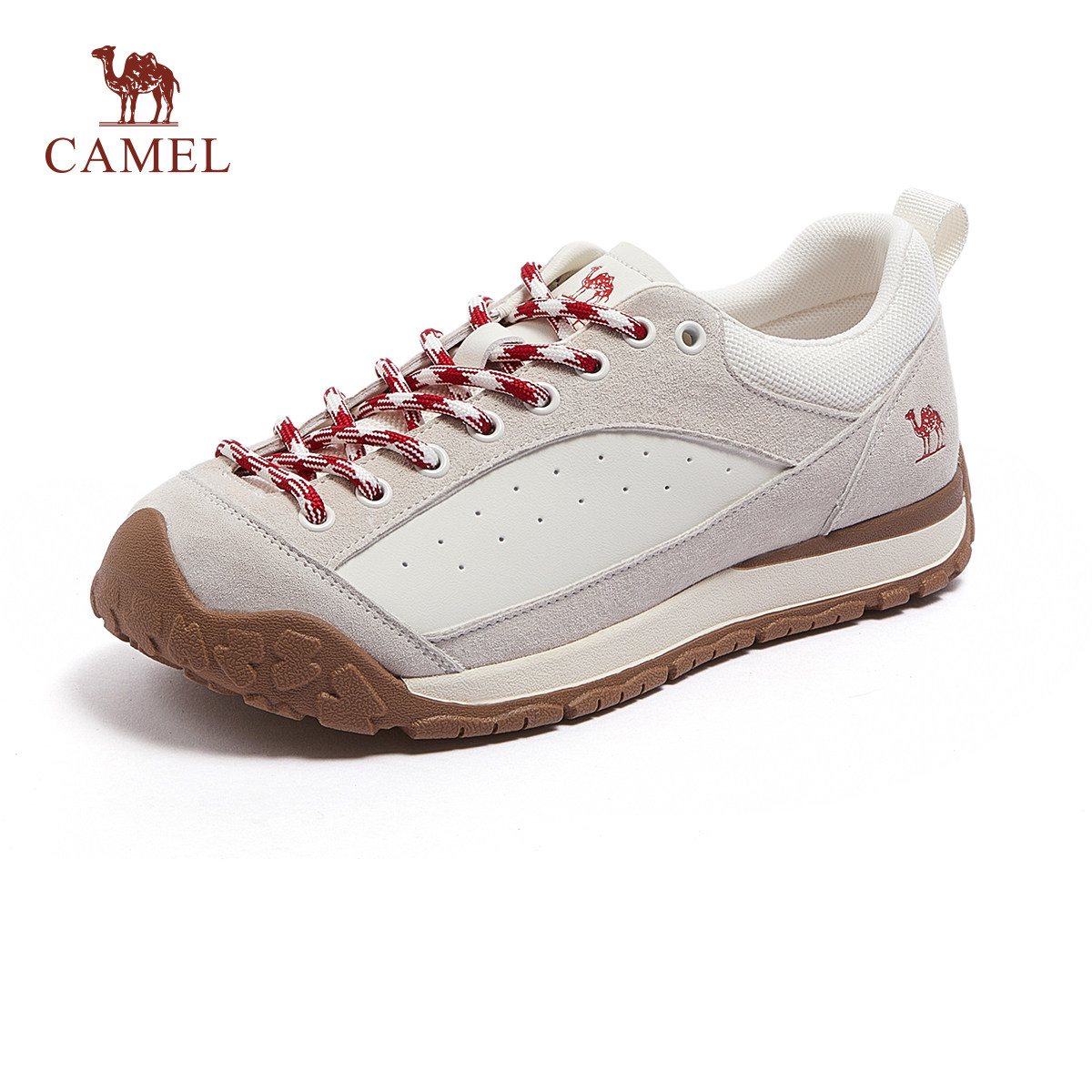 骆驼女鞋德训鞋休闲鞋2026早春新款百搭厚底防滑徒步鞋女鞋,女鞋,德训鞋,淘宝优惠券,粉丝福利购,淘宝优惠卷