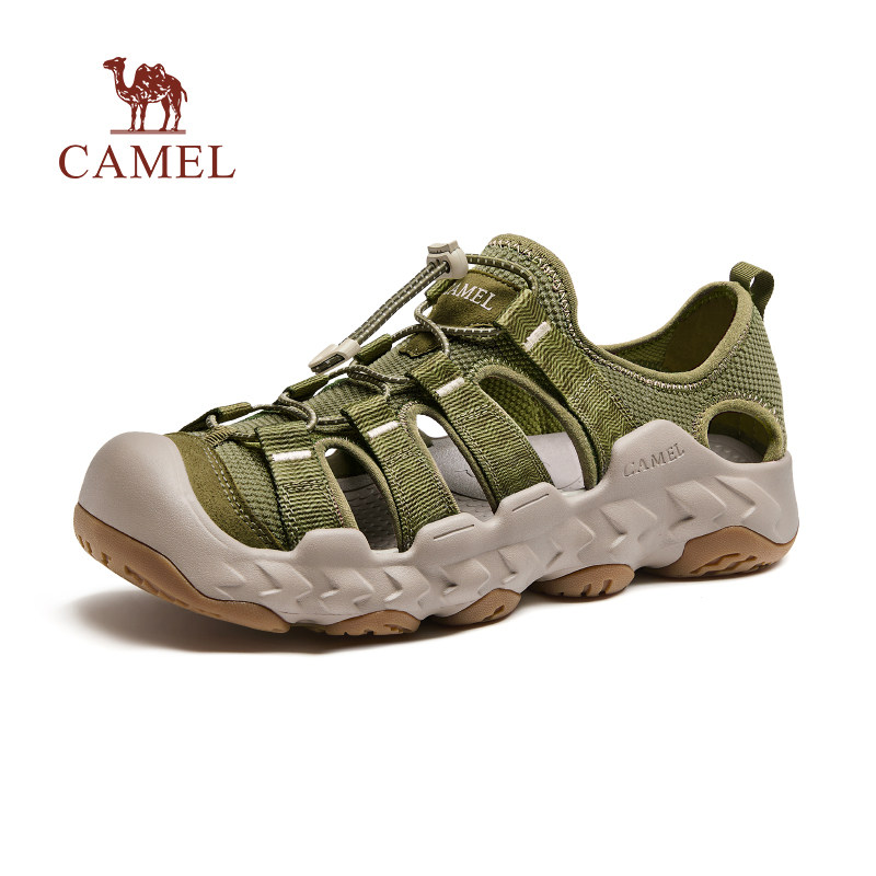 骆驼溯溪鞋男款2026夏季透气运动凉鞋户外涉水沙滩徒步包头鞋外穿