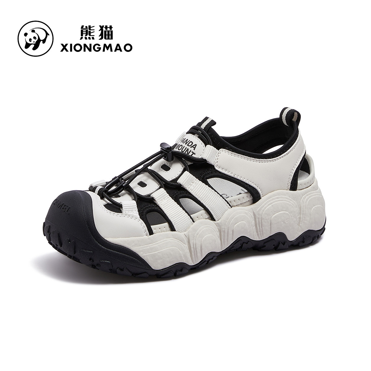 熊猫骆驼户外休闲鞋女2026春夏新包头凉鞋防撞透气防滑沙滩溯溪鞋