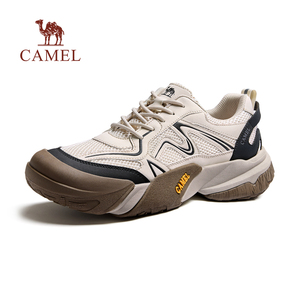 骆驼男鞋2026春夏城市软底户外徒步登山鞋复古休闲运动鞋